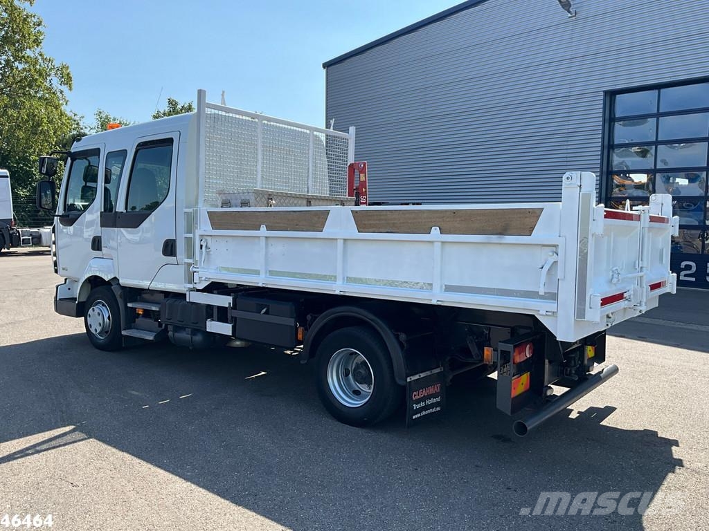 Renault Midlum 180 Kipper HMF laadkraan Just 135.435 km! 自卸式货车