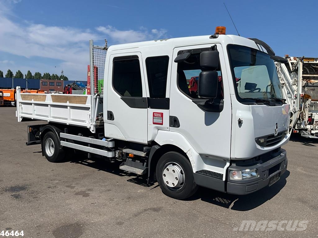 Renault Midlum 180 Kipper HMF laadkraan Just 135.435 km! 自卸式货车