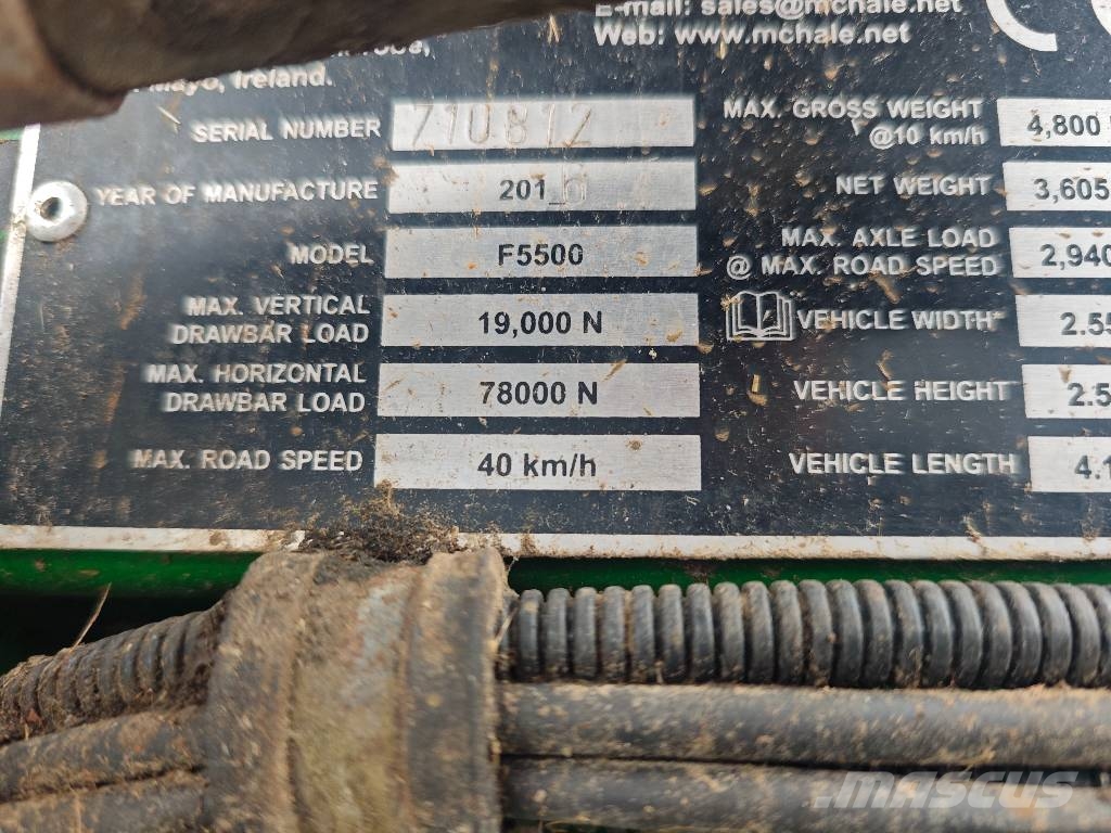McHale F 5500 Ruloonpressid