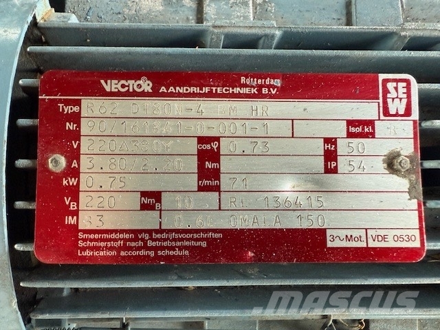 PowerScreen PRZEKŁADNIA PLANETARNA 0.75 KW Transporteriai