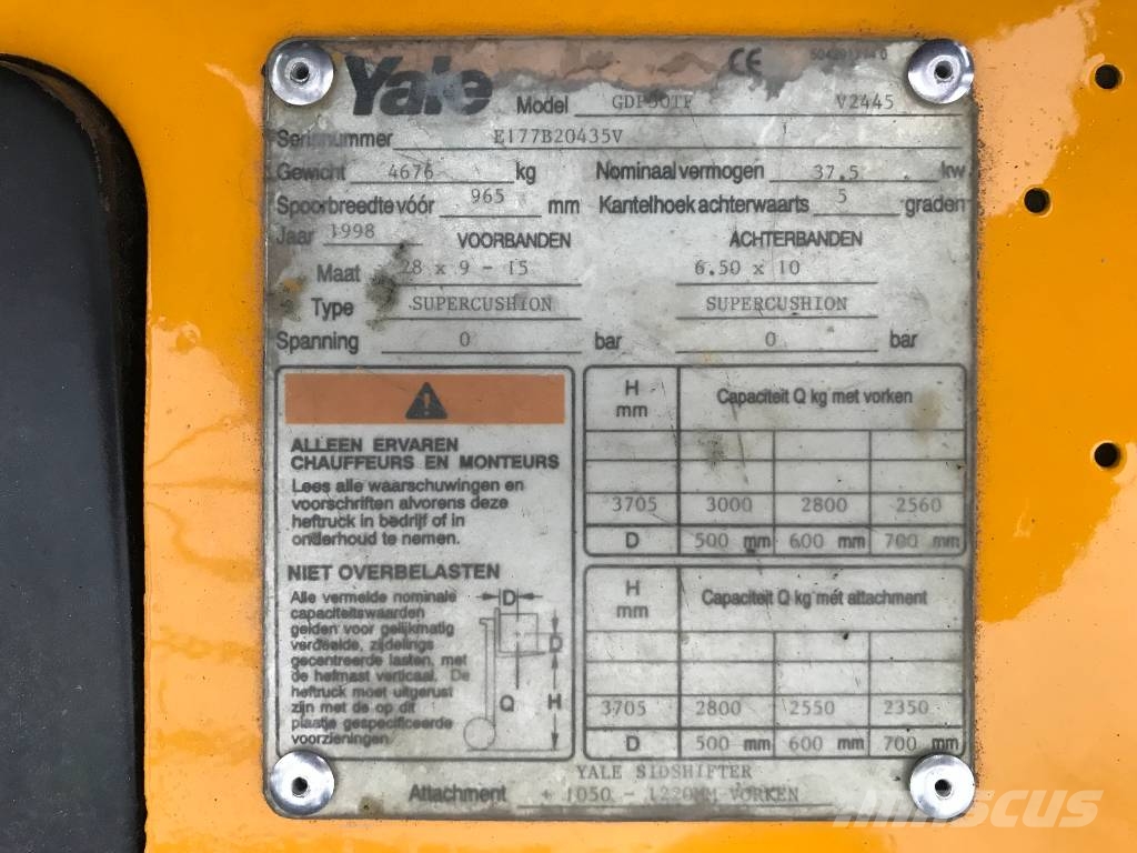 Yale GDP 30 TF V-3010 EO Dizelski viljuškari