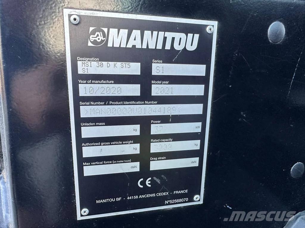 Manitou MSI30 Rough terrain trucks
