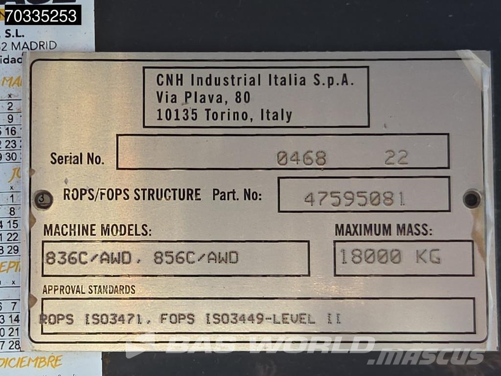 CASE 856 C AWD Grejderi