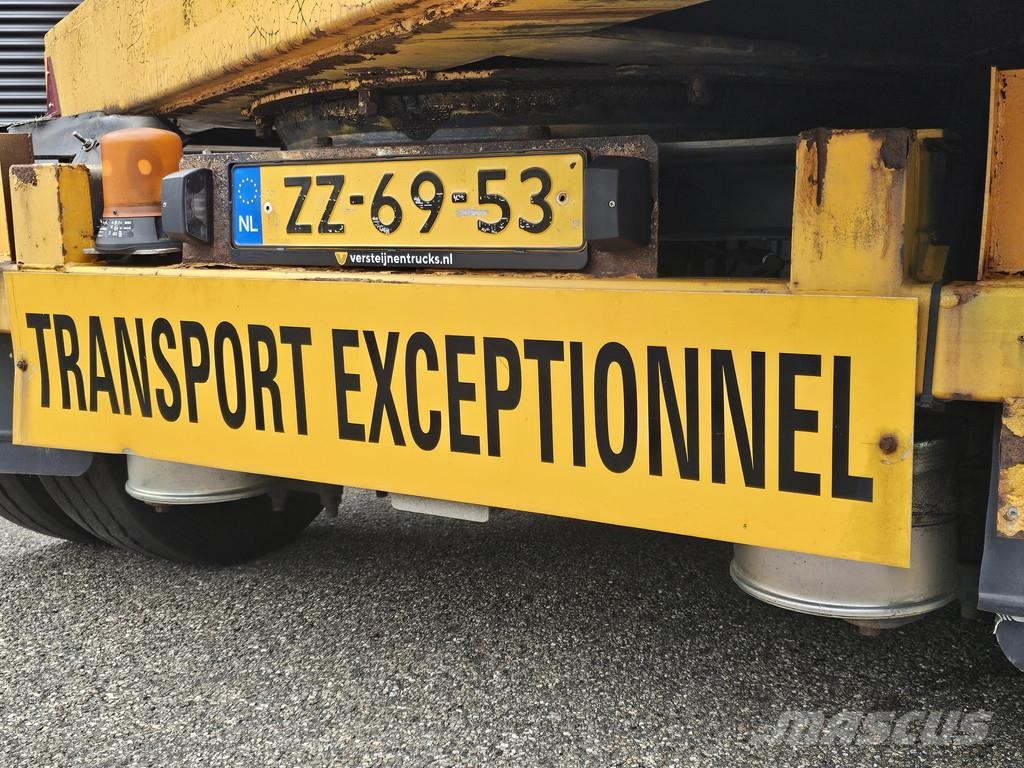 EKW KUIP / LOWBED / STEERING AXLE / TIEFBETT نصف مقطورة مسطحة منخفضة