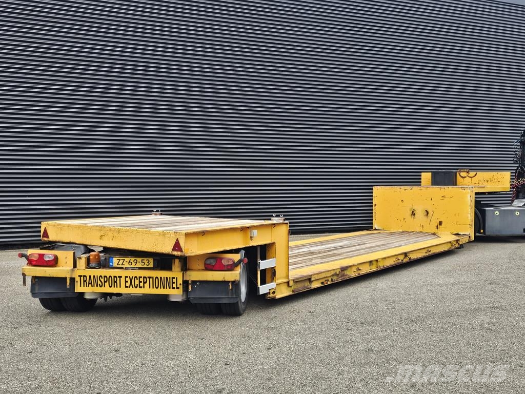 EKW KUIP / LOWBED / STEERING AXLE / TIEFBETT نصف مقطورة مسطحة منخفضة