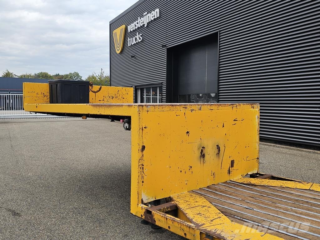 EKW KUIP / LOWBED / STEERING AXLE / TIEFBETT نصف مقطورة مسطحة منخفضة