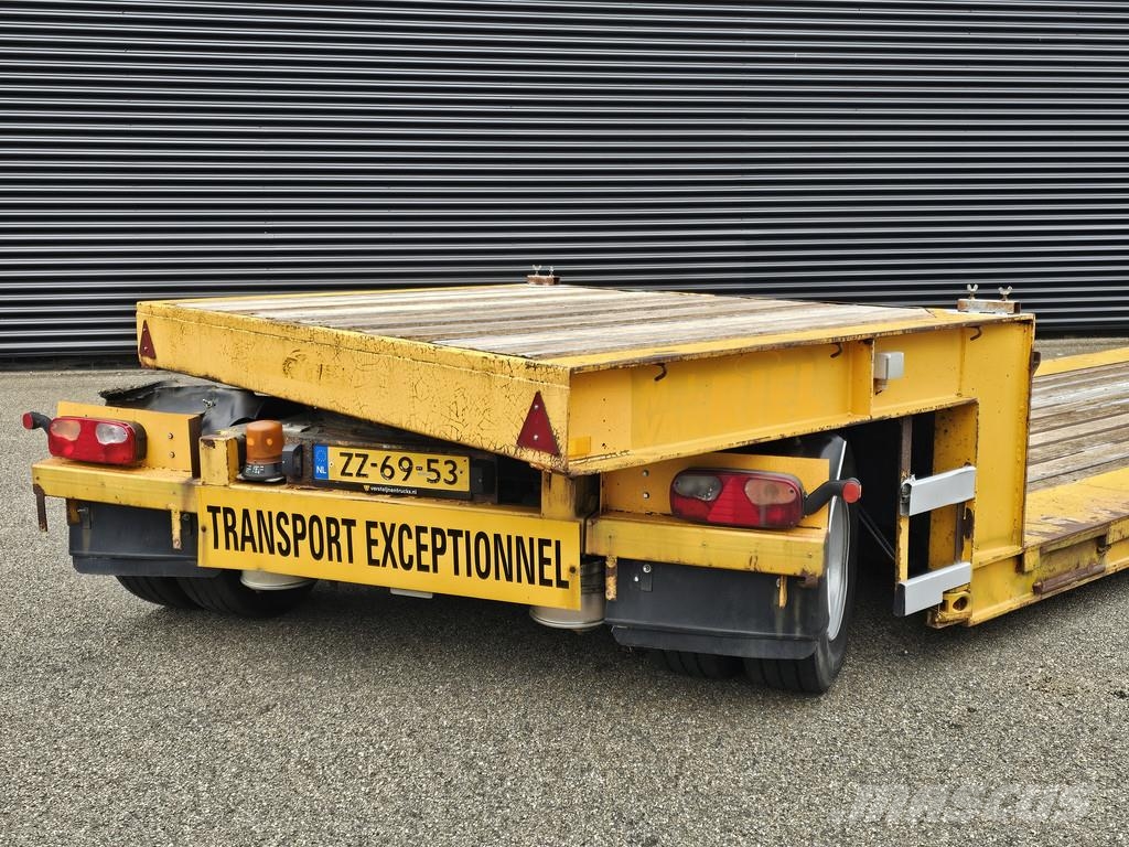 EKW KUIP / LOWBED / STEERING AXLE / TIEFBETT نصف مقطورة مسطحة منخفضة