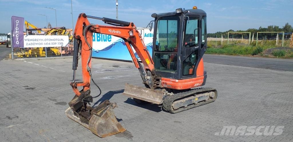 Kubota U 20-3 Mini ekskavatörler, 7 tona dek