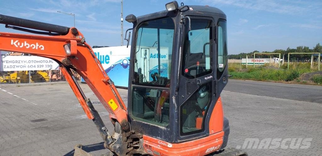 Kubota U 20-3 Mini ekskavatörler, 7 tona dek