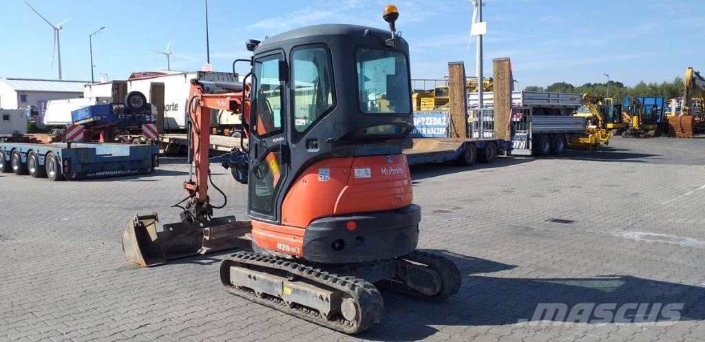 Kubota U 20-3 Mini ekskavatörler, 7 tona dek