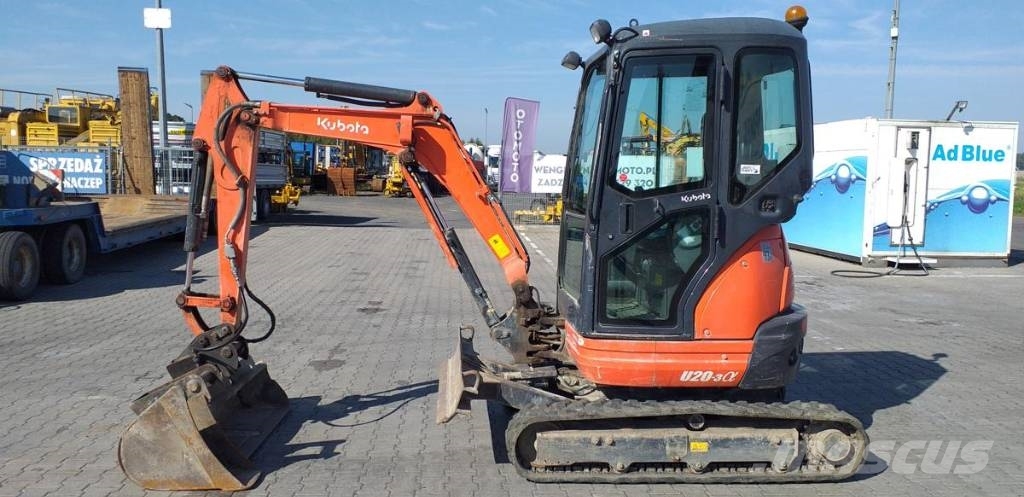 Kubota U 20-3 Mini ekskavatörler, 7 tona dek
