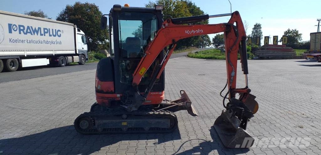 Kubota U 20-3 Mini ekskavatörler, 7 tona dek