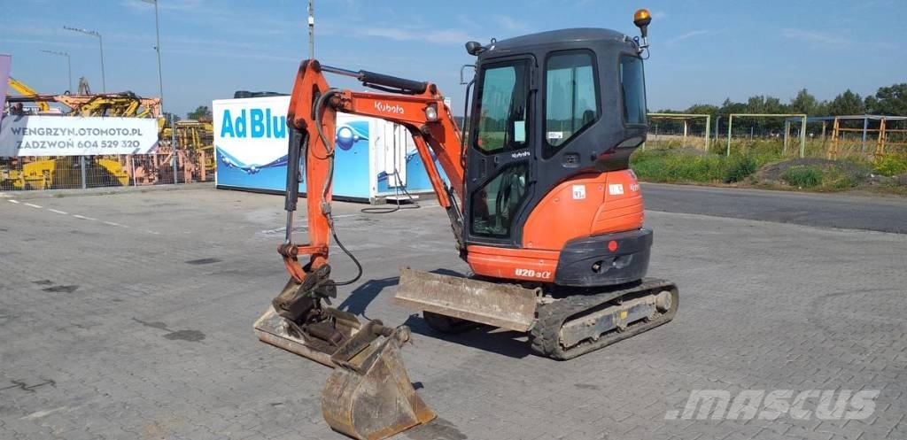 Kubota U 20-3 Mini ekskavatörler, 7 tona dek