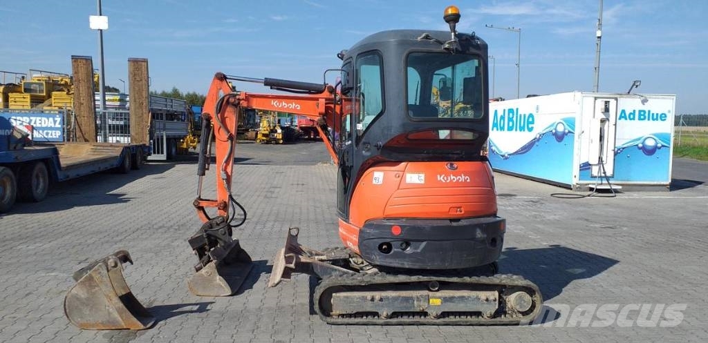 Kubota U 20-3 Mini ekskavatörler, 7 tona dek