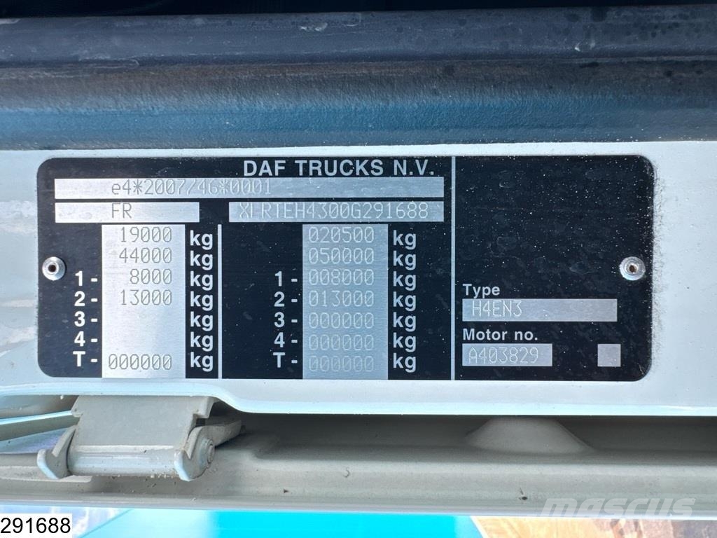 DAF XF 480 EURO 6d, ACC Motrici e Trattori Stradali