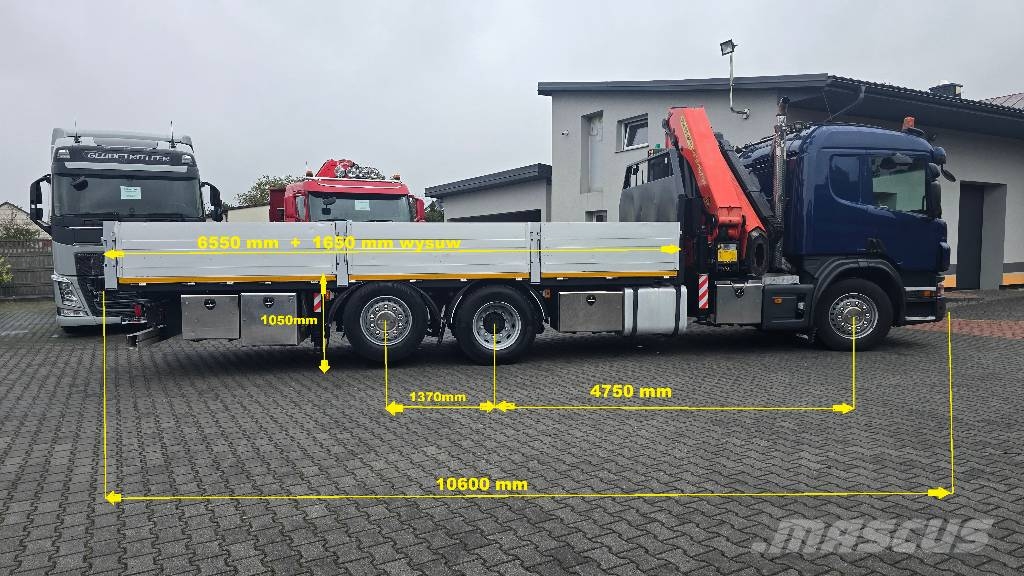 Scania P400 6x2 PALFINGER PK 34002 SH شاحنات الرافعات