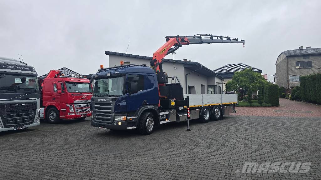 Scania P400 6x2 PALFINGER PK 34002 SH クレーントラック、ユニック車