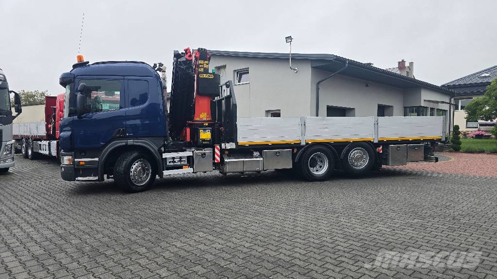 Scania P400 6x2 PALFINGER PK 34002 SH クレーントラック、ユニック車