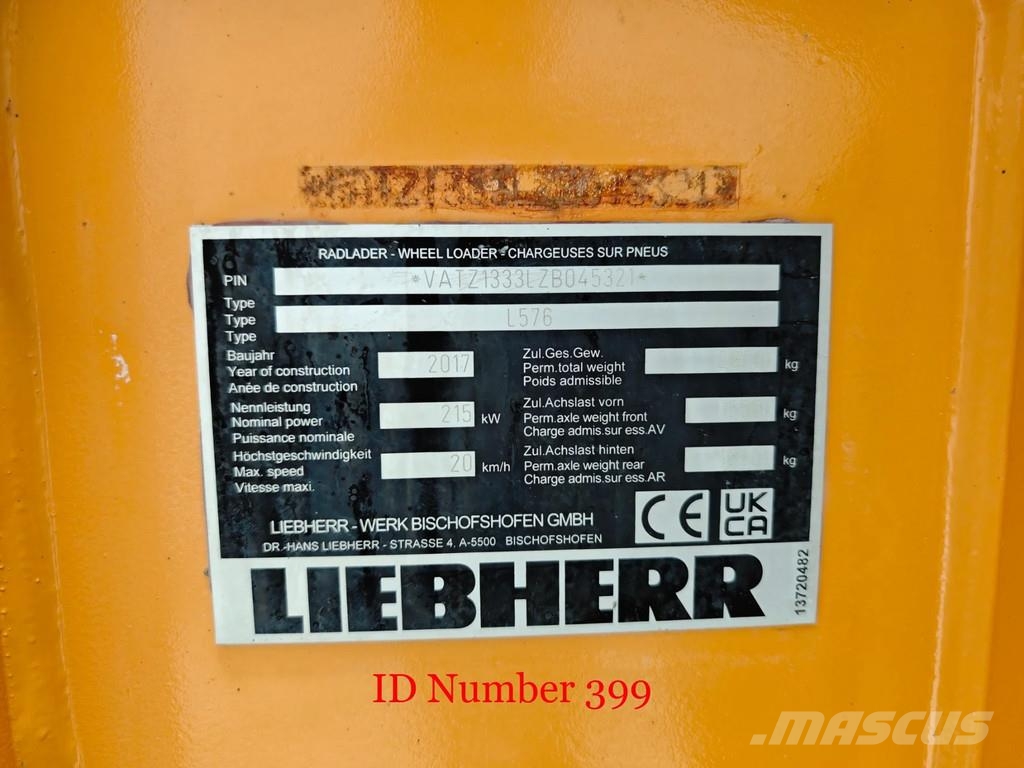 Liebherr L576 X Power Wage German Machine! Iekrāvēji uz riteņiem
