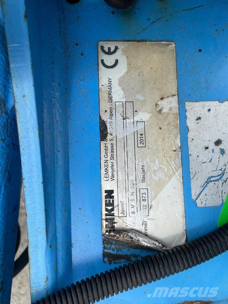 Lemken Juwel 8 V 5 N 100 Wentelploeg Ploeg 5 schaar Flexp Reversible ploughs