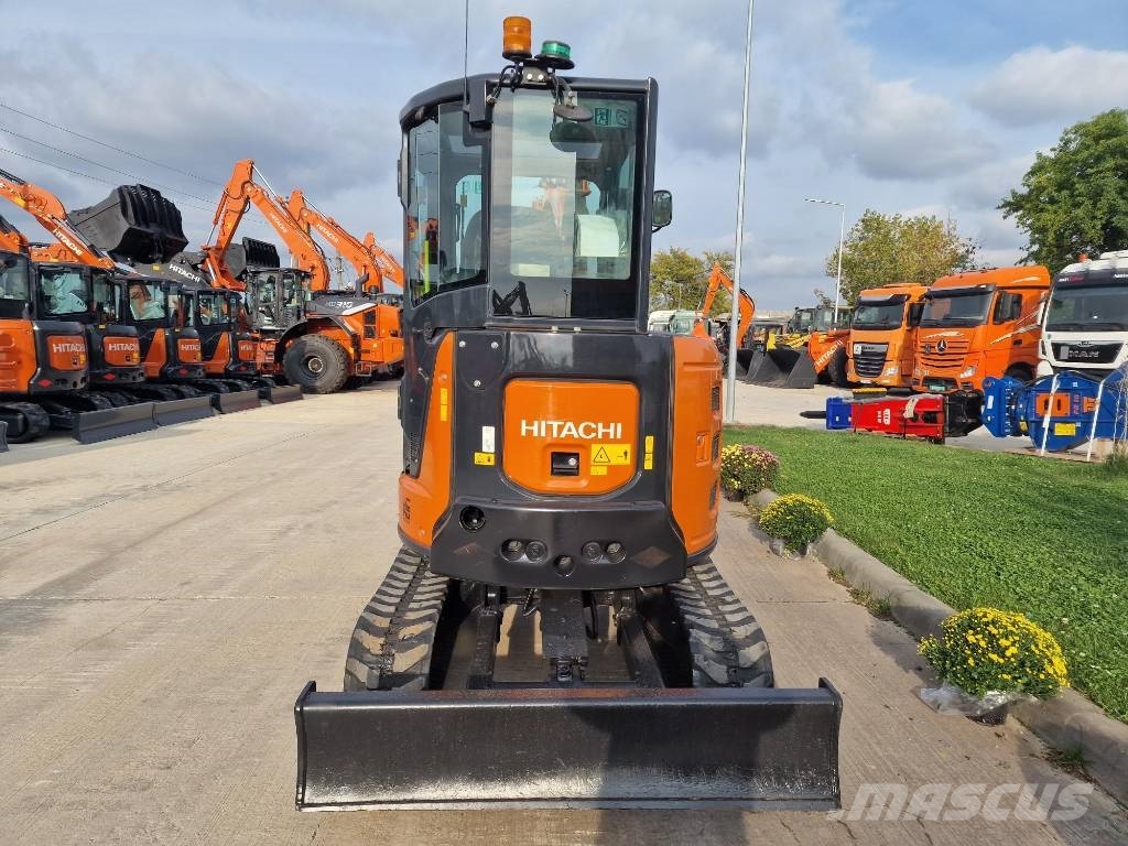 Hitachi ZX 33 U-6, 2023, 1.305h, Quick hitch+3 new buckets, 2023
