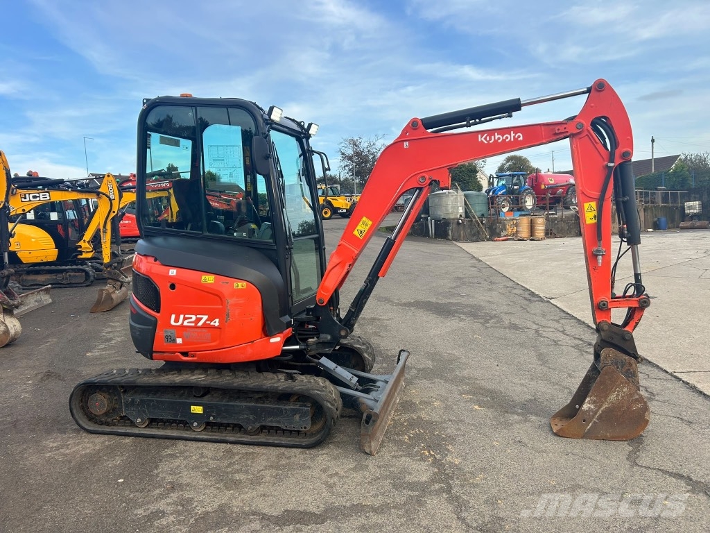 Kubota U27-4 Mini rýpadla < 7t