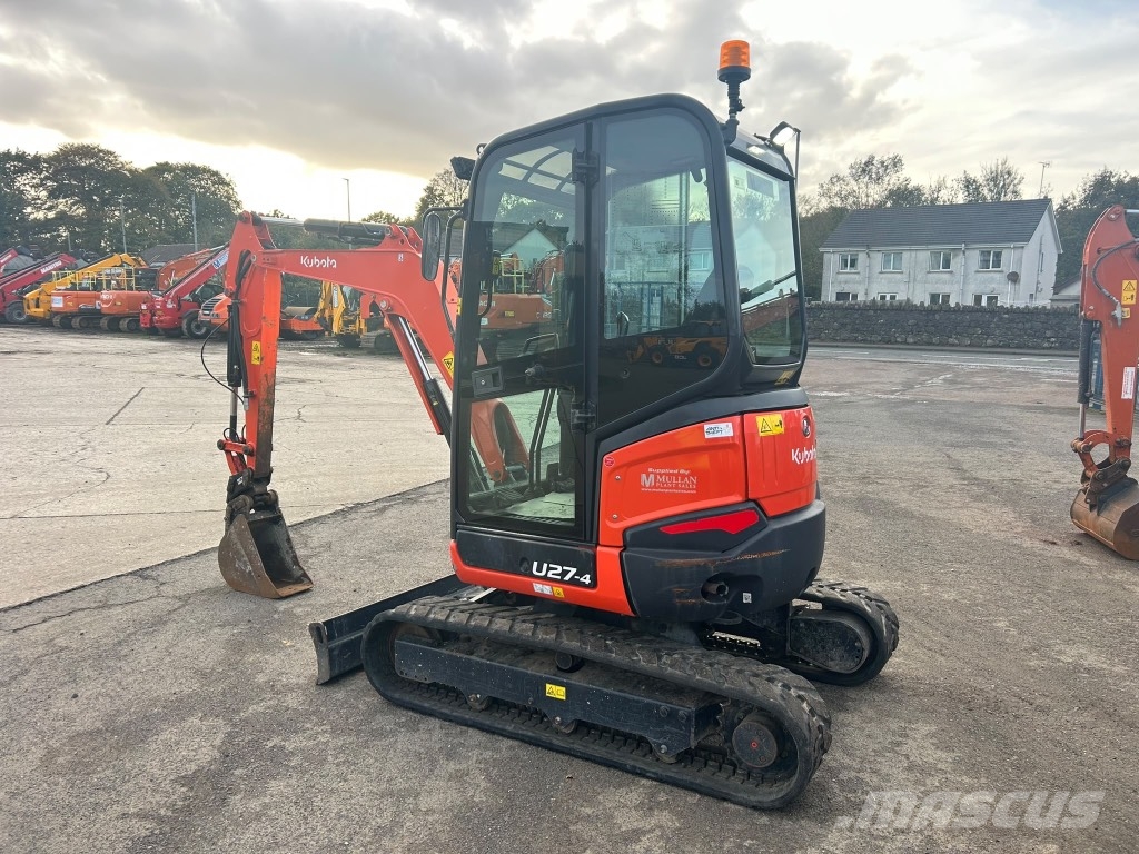 Kubota U27-4 Mini rýpadla < 7t