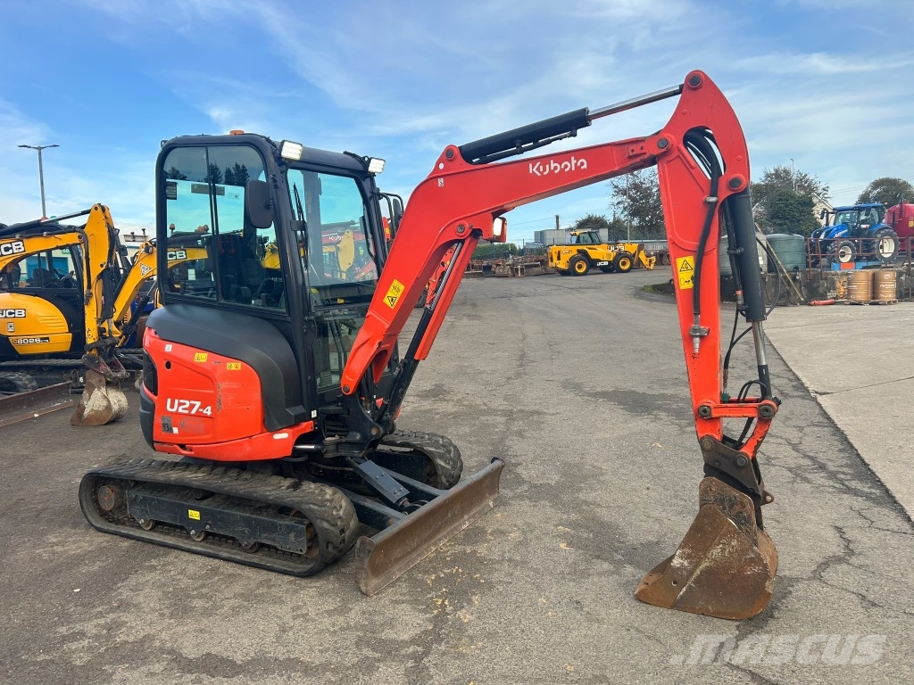 Kubota U27-4 Mini rýpadla < 7t