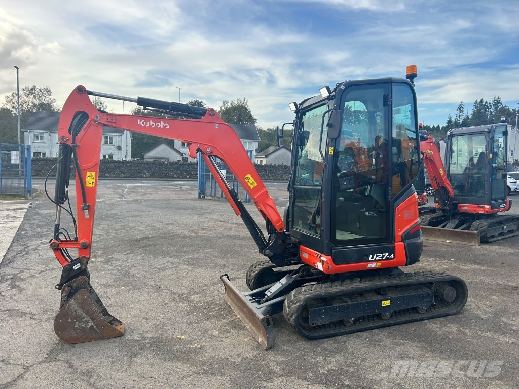 Kubota U27-4 Mini rýpadla < 7t