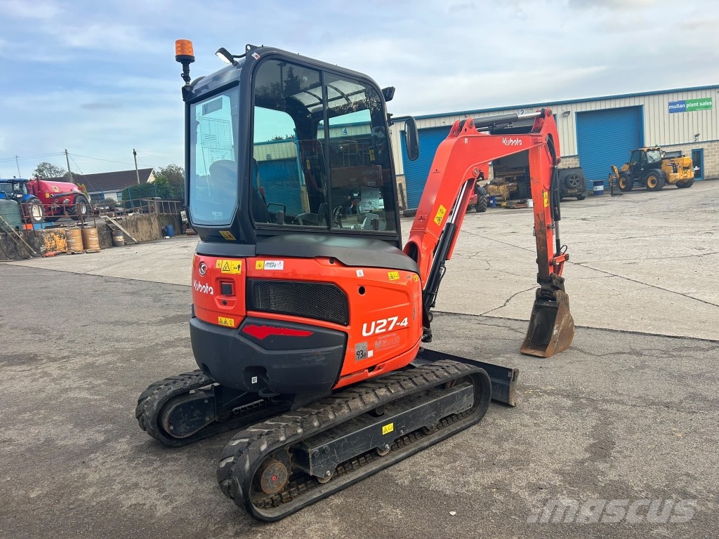 Kubota U27-4 Mini rýpadla < 7t