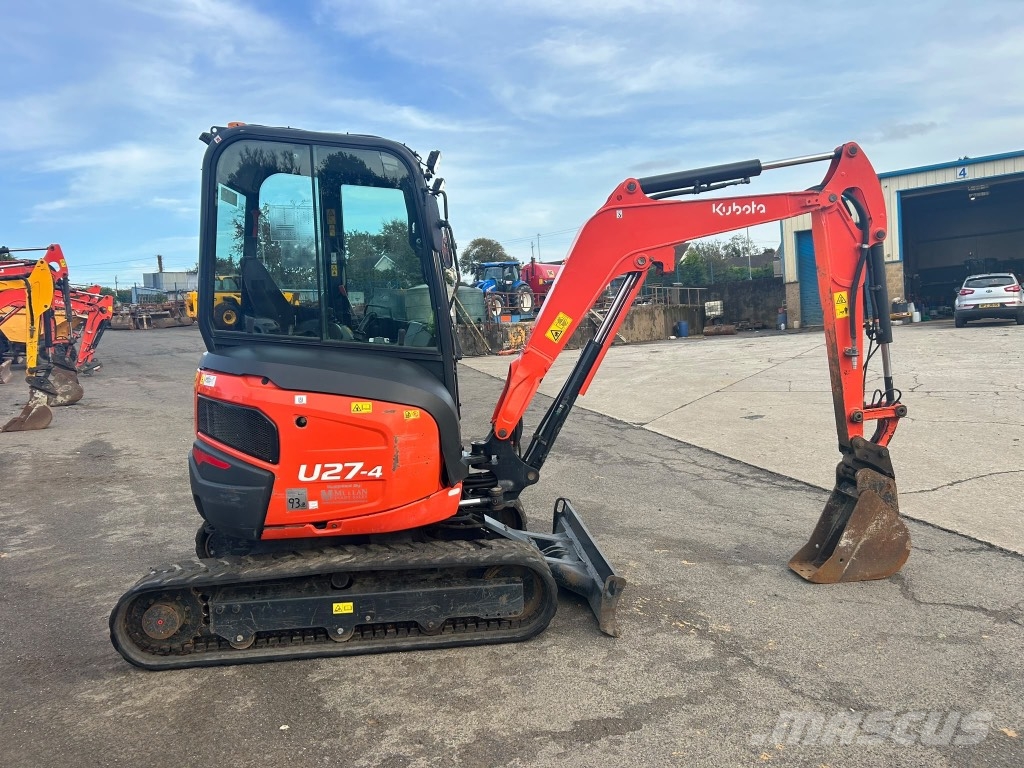Kubota U27-4 Mini rýpadla < 7t