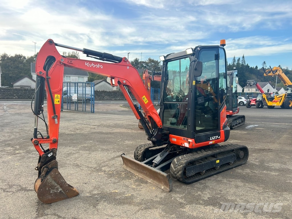 Kubota U27-4 Mini rýpadla < 7t