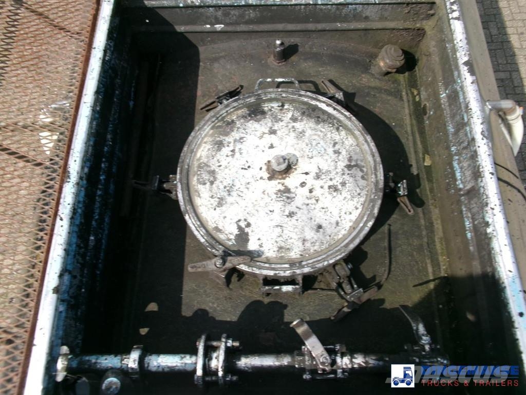 Metalovouga Bitumen / heavy oil tank inox 29 m3 / 1 comp Tanker semi-trailers