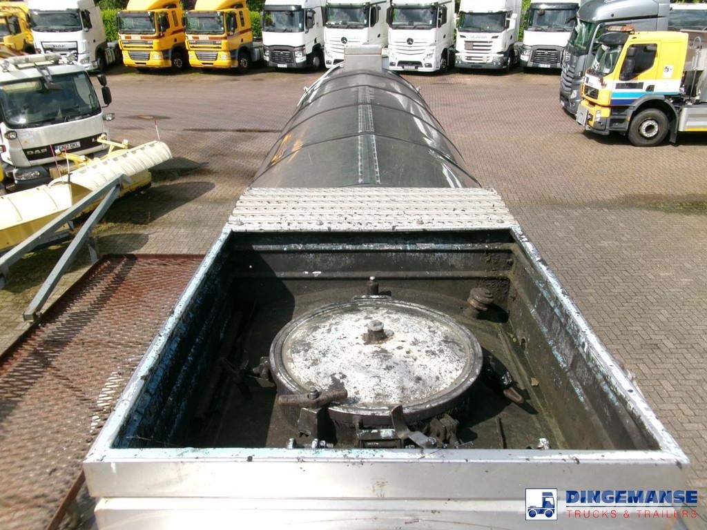 Metalovouga Bitumen / heavy oil tank inox 29 m3 / 1 comp Tanker semi-trailers