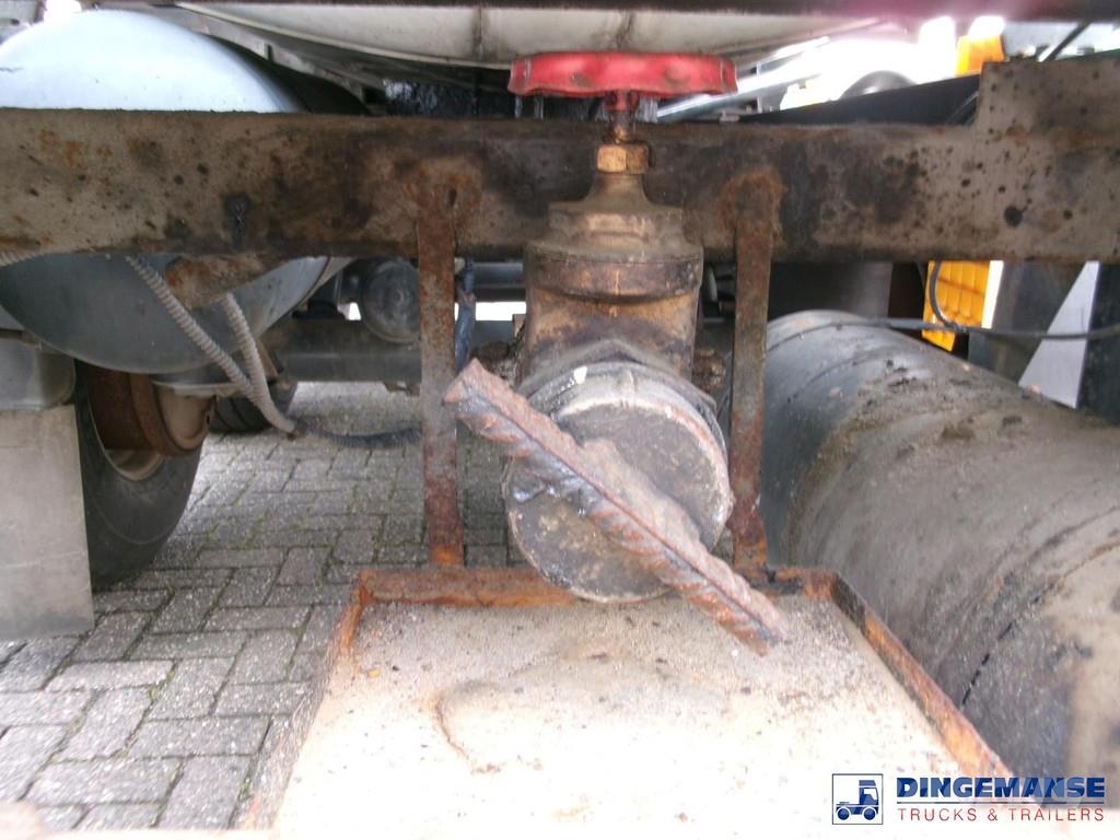 Metalovouga Bitumen / heavy oil tank inox 29 m3 / 1 comp Tanker semi-trailers