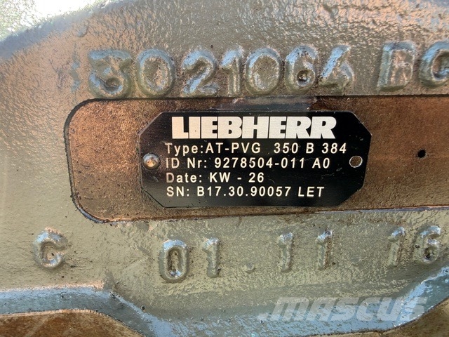 Liebherr L 580 Used hydraulic parts complet هيدروليات