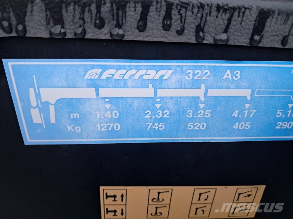 Opel Movano 2.3 CDTI Doppel 7hlö Ferrari 322 nosturi Lieferwagen