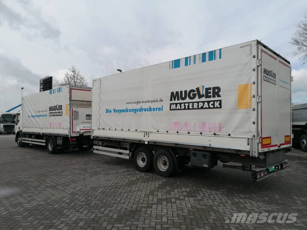 Volvo FE 290.18 TANDEM شاحنات بغطاء جانبي