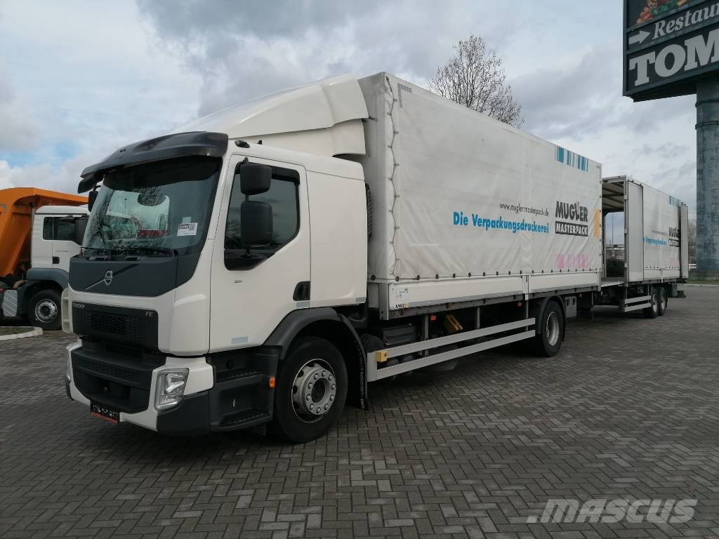 Volvo FE 290.18 TANDEM شاحنات بغطاء جانبي