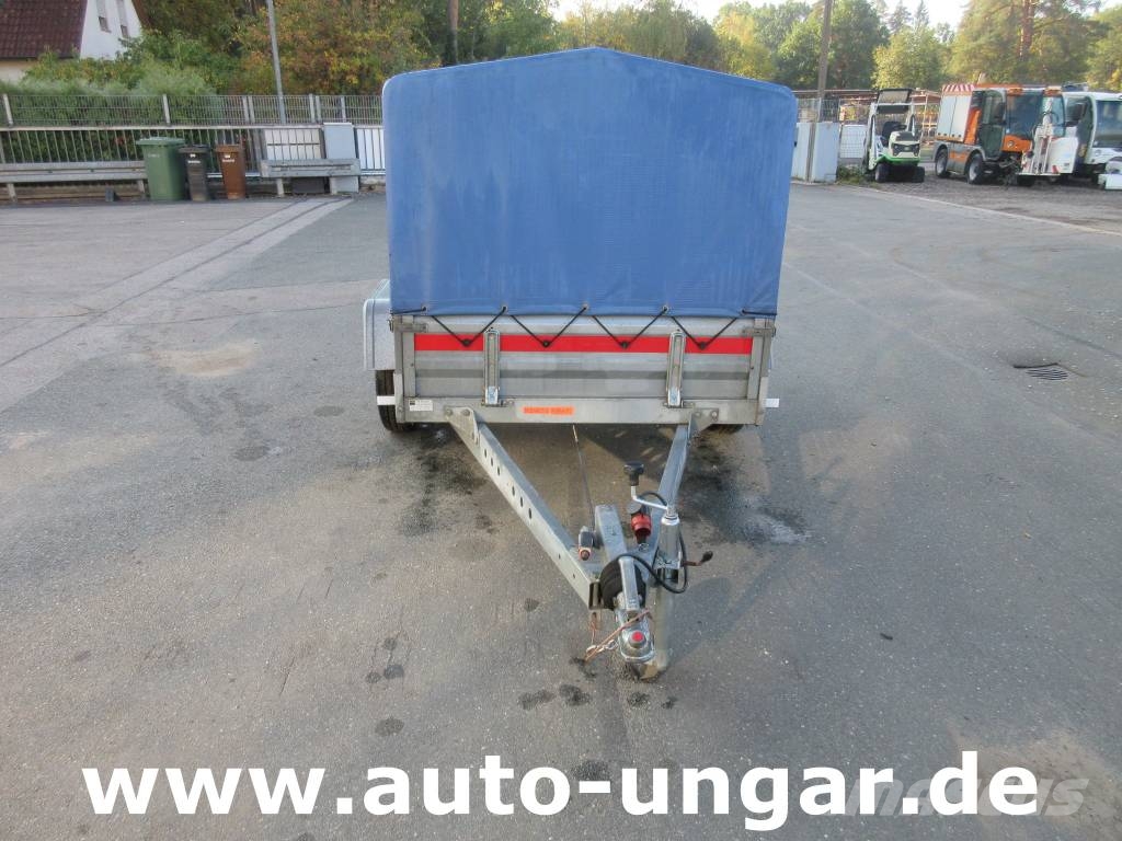 TEMARED Tema Anhänger 1.000kg Tieflader Plane gebremst 100 Причепи-платформи/бокове розвантаження