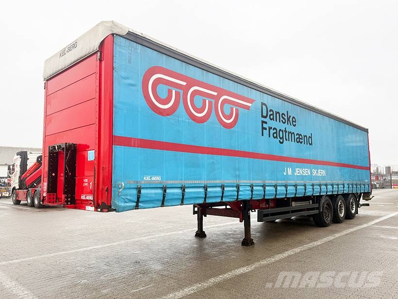 Kel-Berg 3 axle Curtainsider / Planenauflieger Tentinės puspriekabės