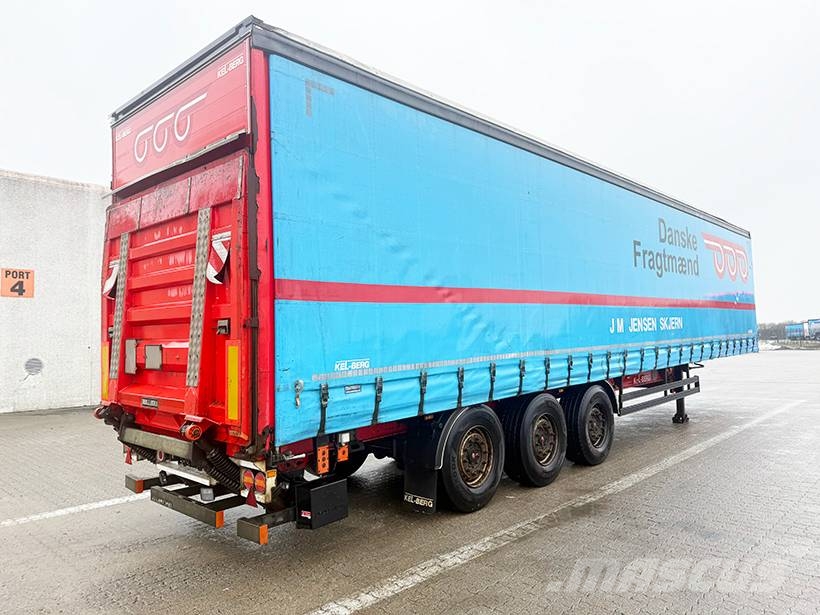 Kel-Berg 3 axle Curtainsider / Planenauflieger Tentinės puspriekabės