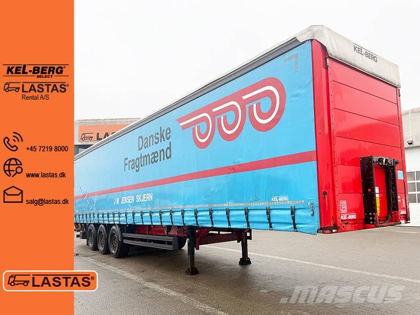 Kel-Berg 3 axle Curtainsider / Planenauflieger Tentinės puspriekabės