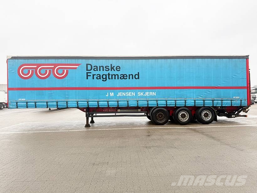 Kel-Berg 3 axle Curtainsider / Planenauflieger Tentinės puspriekabės