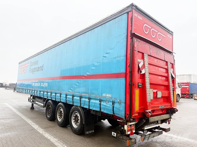 Kel-Berg 3 axle Curtainsider / Planenauflieger Tentinės puspriekabės