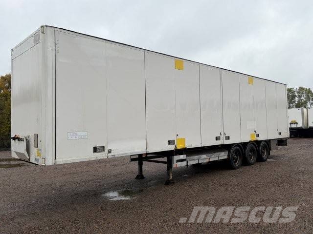 Ekeri Huckepack Skåptrailer öppningsbar sida och tak RNL055 Ημιρυμούλκες κόφα