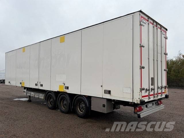 Ekeri Huckepack Skåptrailer öppningsbar sida och tak RNL055 Ημιρυμούλκες κόφα