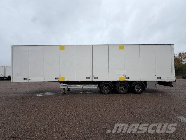Ekeri Huckepack Skåptrailer öppningsbar sida och tak RNL055 Ημιρυμούλκες κόφα