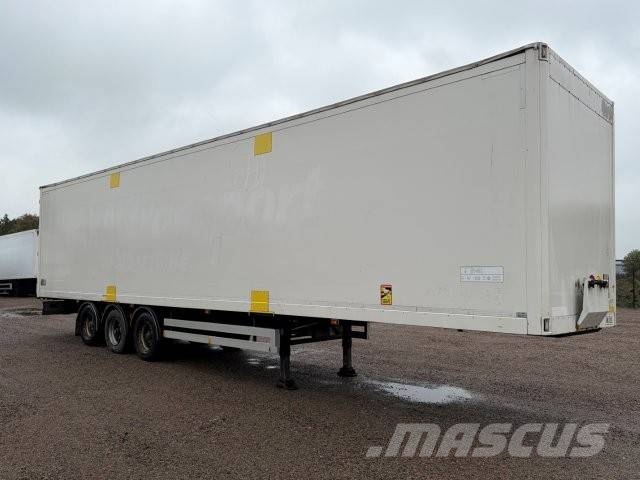 Ekeri Huckepack Skåptrailer öppningsbar sida och tak RNL055 Ημιρυμούλκες κόφα