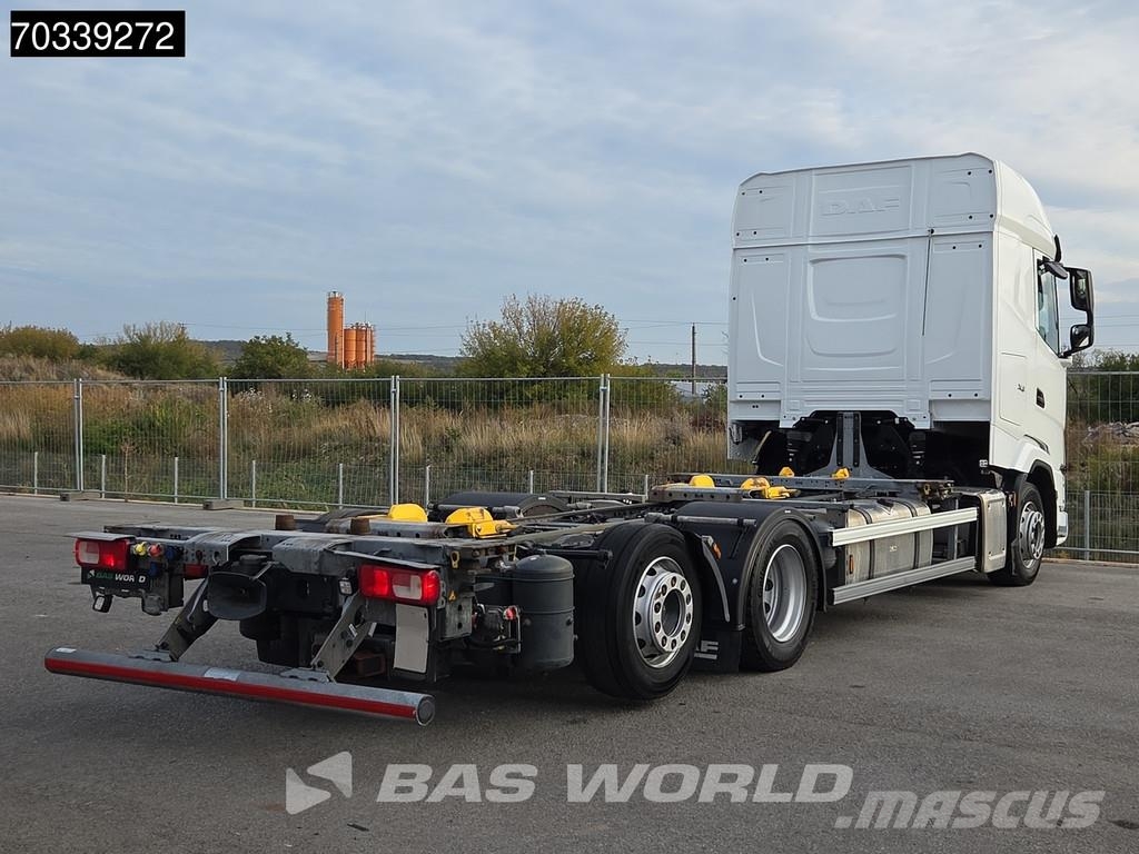 DAF XG 480 6X2 BDF Lift+Lenk-achse Full Air suspension Kabeļu pacēlājs nomontējamām kravas mašīnām